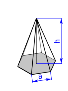 6-seitige Pyramide