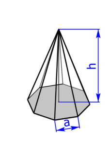 8-seitige Pyramide