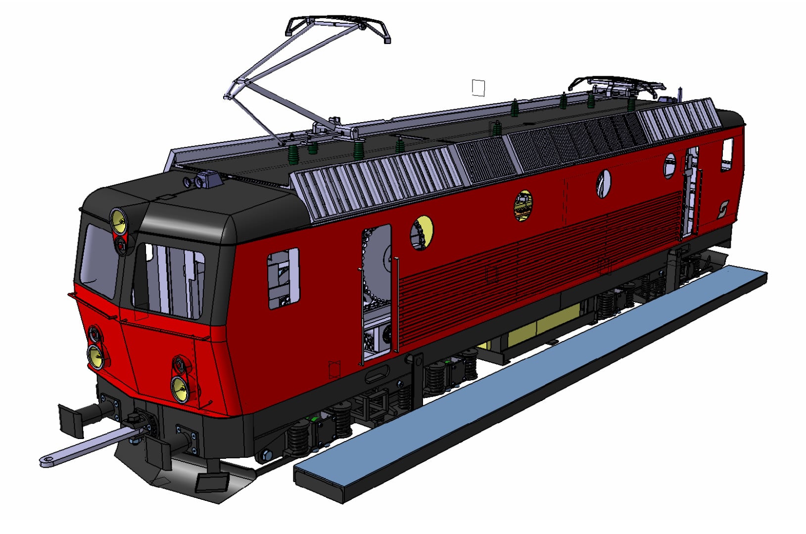 3D-Modell meiner 5 Zoll Lokomotive