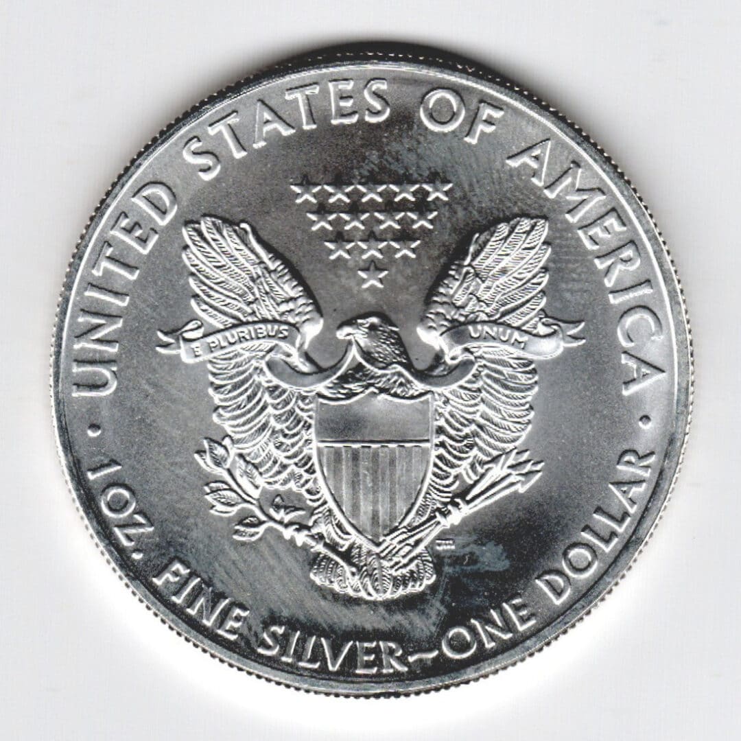 Investieren in das Edelmetall Silber American Eagle 1 Unze (Vorderseite)
