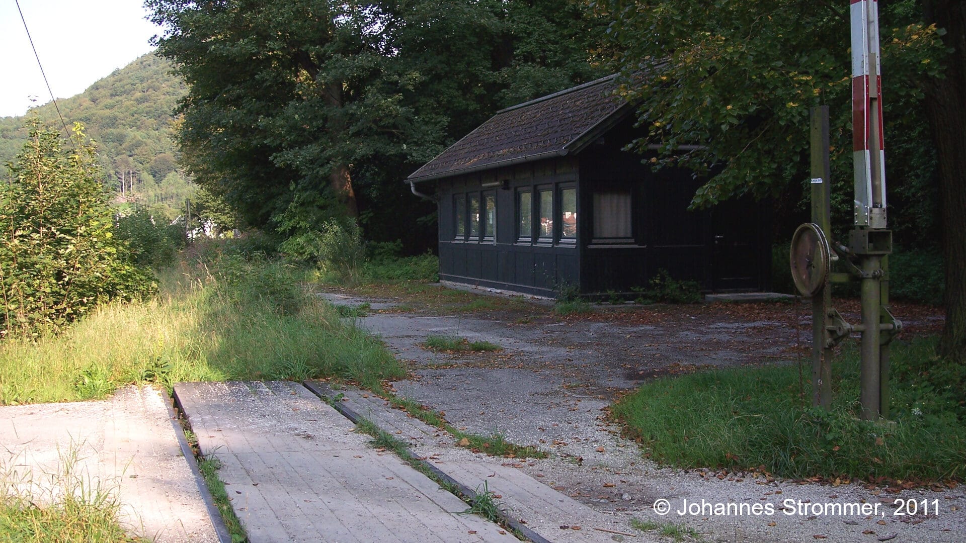 Bahnstrecke Weissenbach-Neuhaus - Hainfeld (Leobersdorfer Bahn); Hst. Altenmarkt an der Triesting 2011.