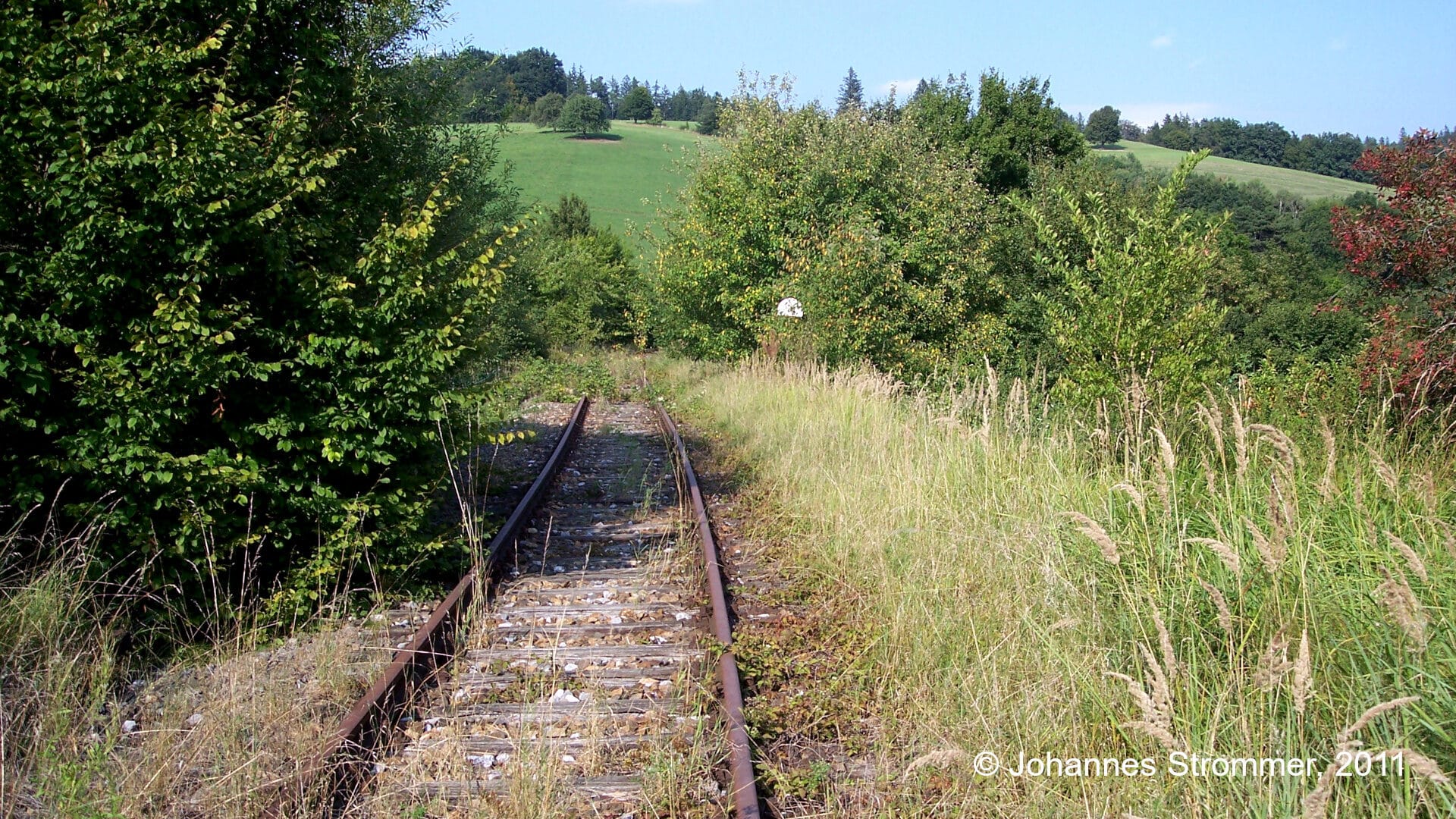 Bahnstrecke Weissenbach-Neuhaus - Hainfeld (Leobersdorfer Bahn); nach dem Bahnhof Kaumberg