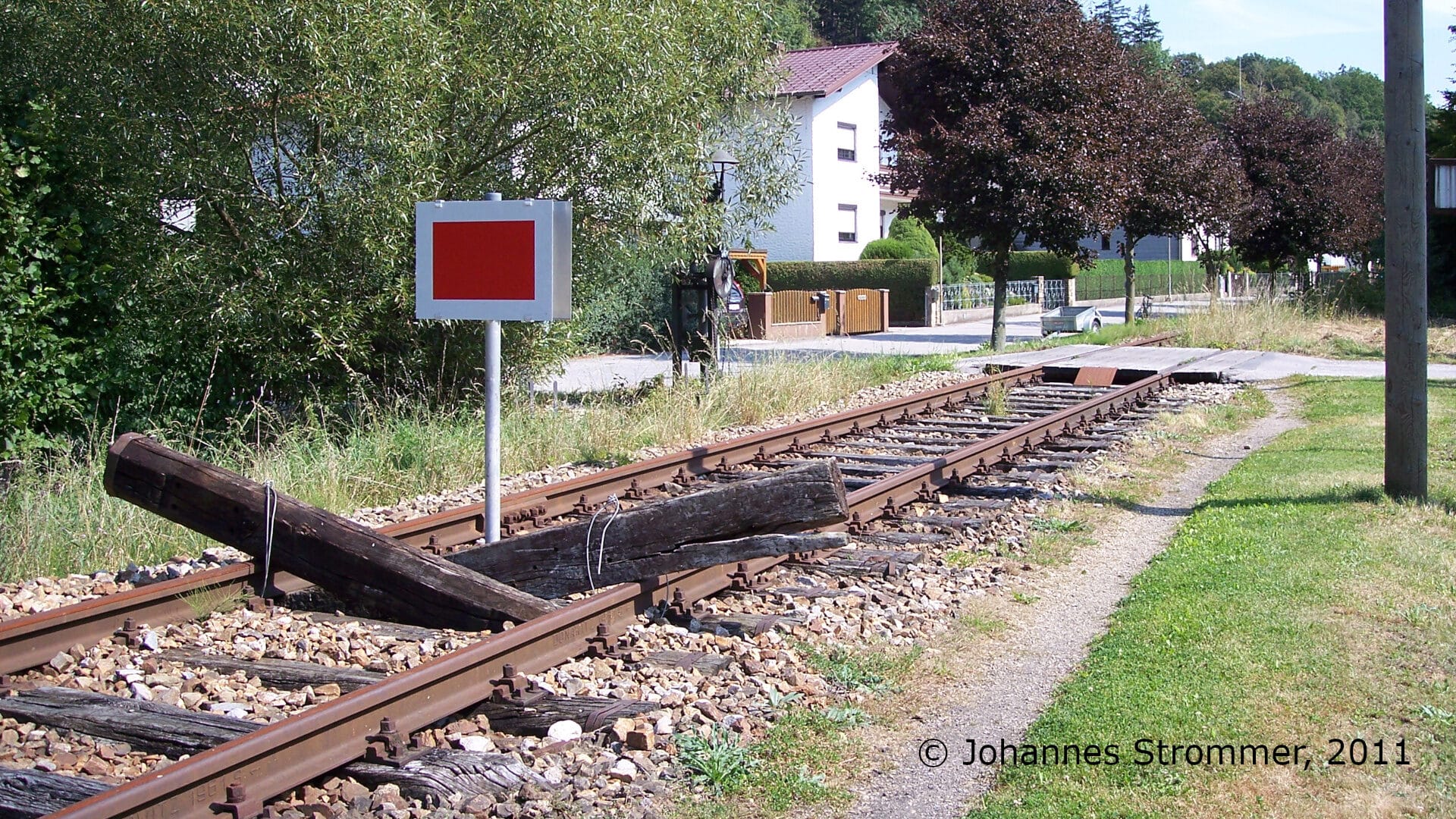 Bahnstrecke Weissenbach-Neuhaus - Hainfeld (Leobersdorfer Bahn); bei Hainfeld.
