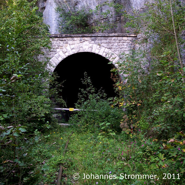 Dickenauer Tunnel der Bahnstrecke Freiland - Türnitz im Jahr 2011